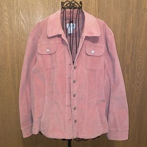 Courdoroy pink/peach jacket